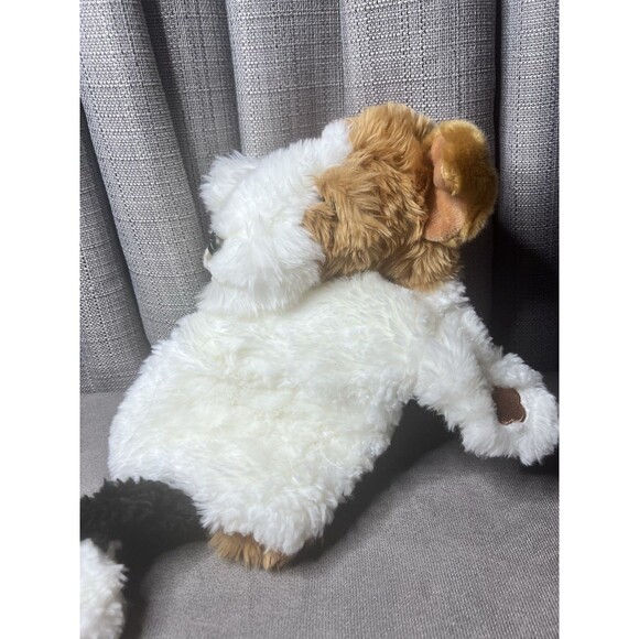 Puppet Company Fox Terrier Dog 15 Inch Plush Hand Toy Stuffed Animal - Picture 5 of 10